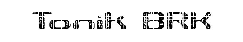 Tonik BRK font preview