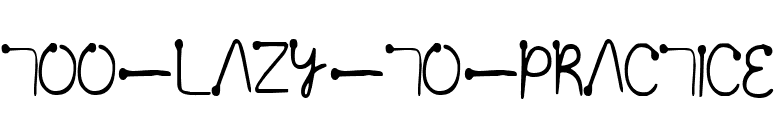 Too lazy to practice font preview
