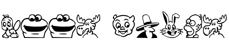 Toon Plain font preview