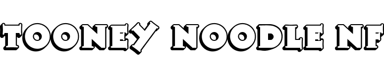 Tooney Noodle NF font preview