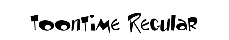 Toontime Regular font preview