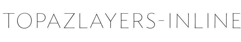 TopazLayers-Inline font preview