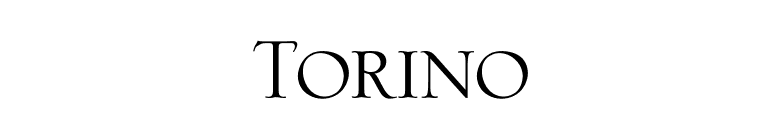 Torino font preview