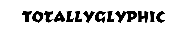 TotallyGlyphic font preview