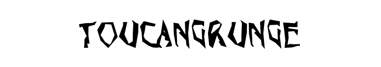 ToucanGrunge font preview