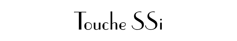 Touche SSi font preview