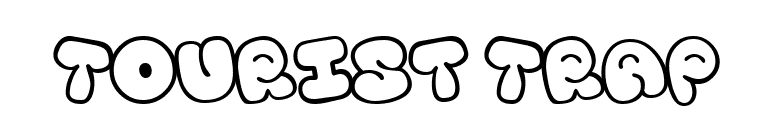 Tourist Trap font preview