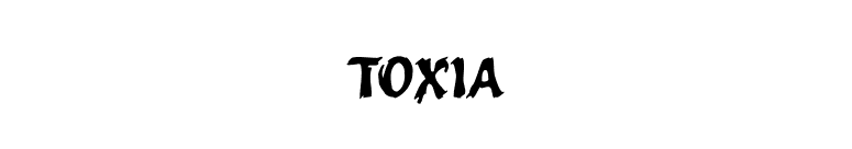 TOXIA font preview