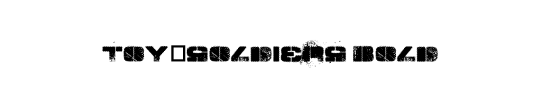 TOY_SOLDIERS Bold font preview