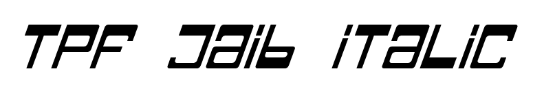 TPF Jaib Italic font preview