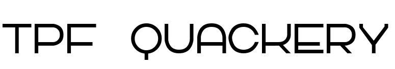 TPF Quackery font preview