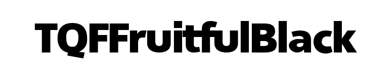 TQF_FruitfulBlack font preview