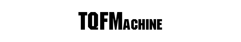 TQF_Machine font preview