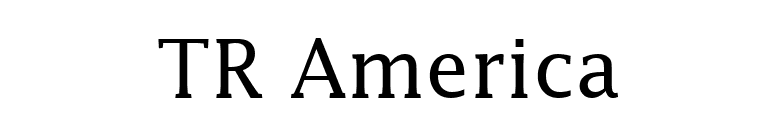 TR America font preview