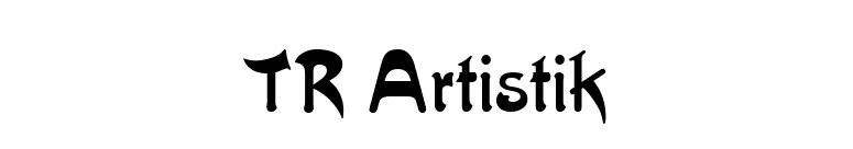 TR Artistik font preview