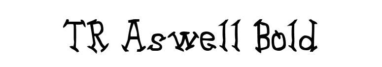 TR Aswell Bold font preview