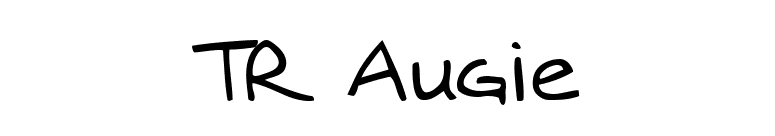 TR Augie font preview