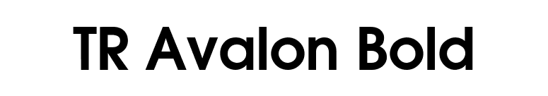 TR Avalon Bold font preview
