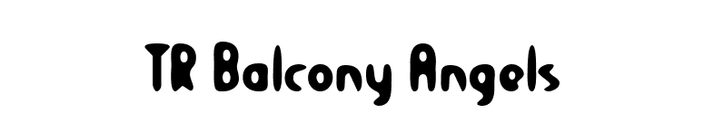 TR Balcony Angels font preview