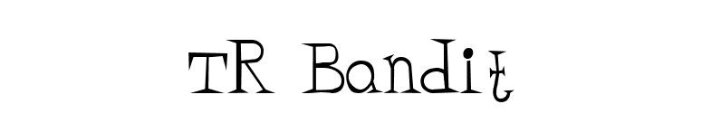 TR Bandit font preview