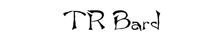 TR Bard font preview