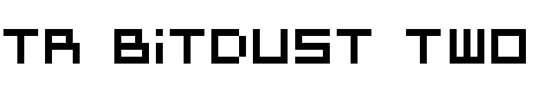 TR BitDust Two font preview