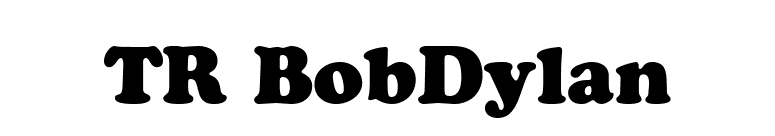 TR BobDylan font preview