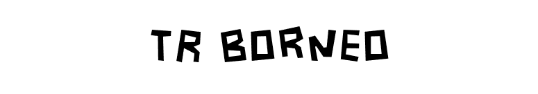TR Borneo font preview