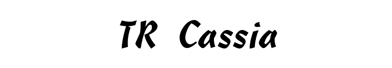 TR Cassia font preview