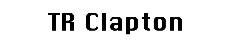 TR Clapton font preview