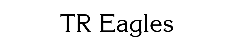 TR Eagles font preview