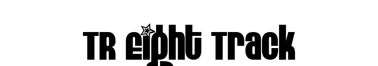 TR Eight Track font preview