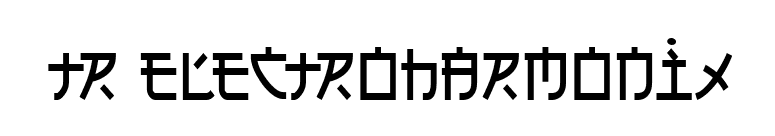 TR Electroharmonix font preview