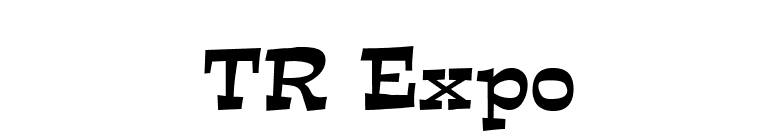 TR Expo font preview