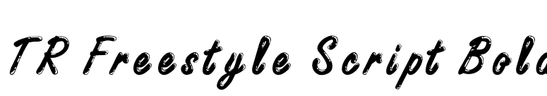 TR Freestyle Script Bold font preview