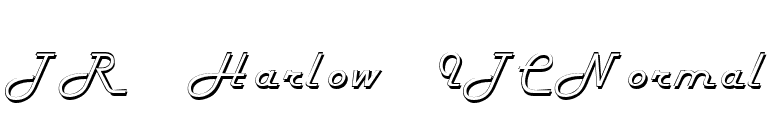 TR Harlow ITCNormal font preview