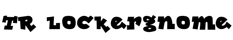 TR Lockergnome font preview