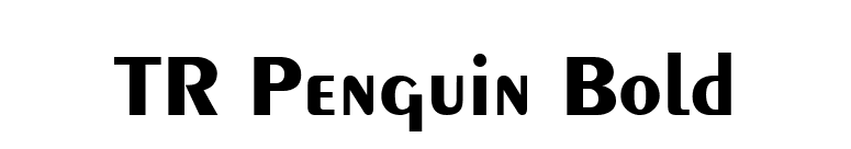 TR Penguin Bold font preview