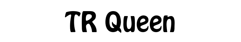 TR Queen font preview