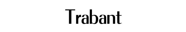 Trabant font preview