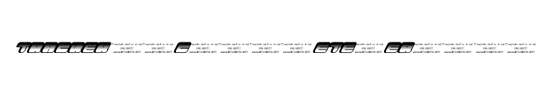 TRACKER (uncomplete_version) font preview