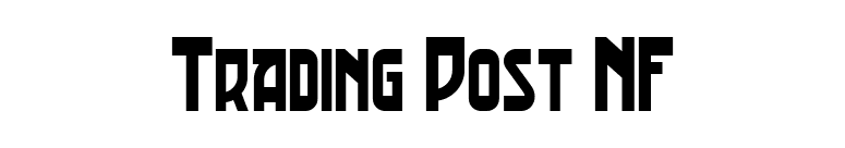 Trading Post NF font preview