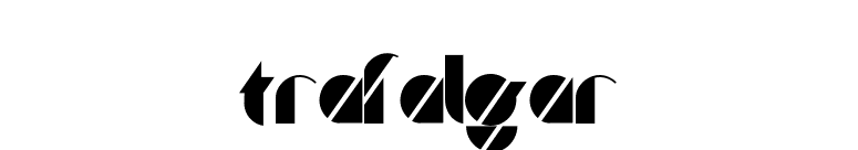 Trafalgar font preview