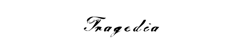 Tragedia font preview