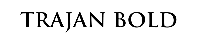 Trajan Bold font preview
