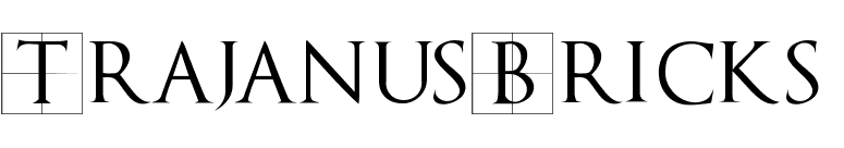 TrajanusBricks font preview