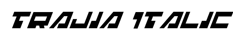 Trajia Italic font preview