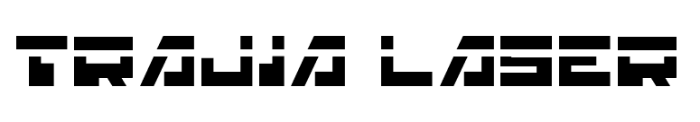 Trajia Laser font preview