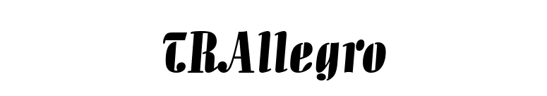 TRAllegro font preview