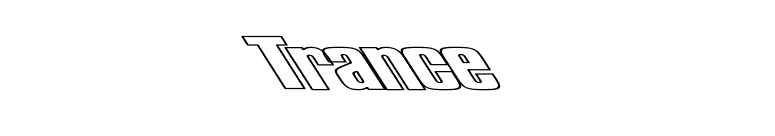 Trance font preview